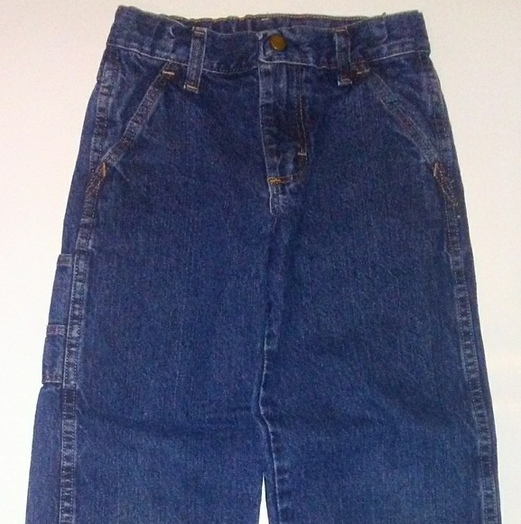 Boys 6 regular denim blue jeans - Picture 1 of 4